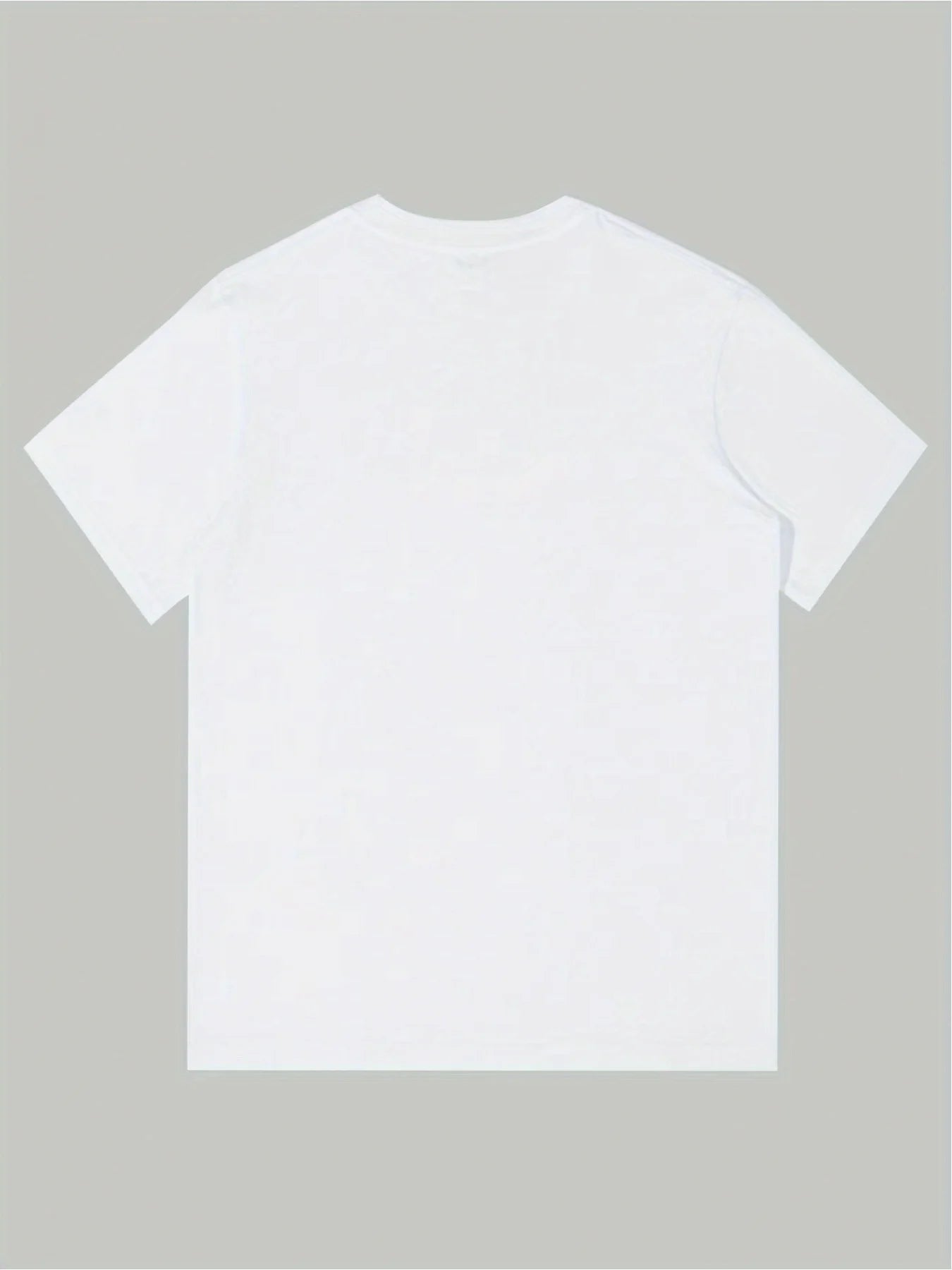 Goat Dept Men's Casual Oversized Letter Print T-Shirt Trendy Round Neck Short Sleeve Tee for Summer