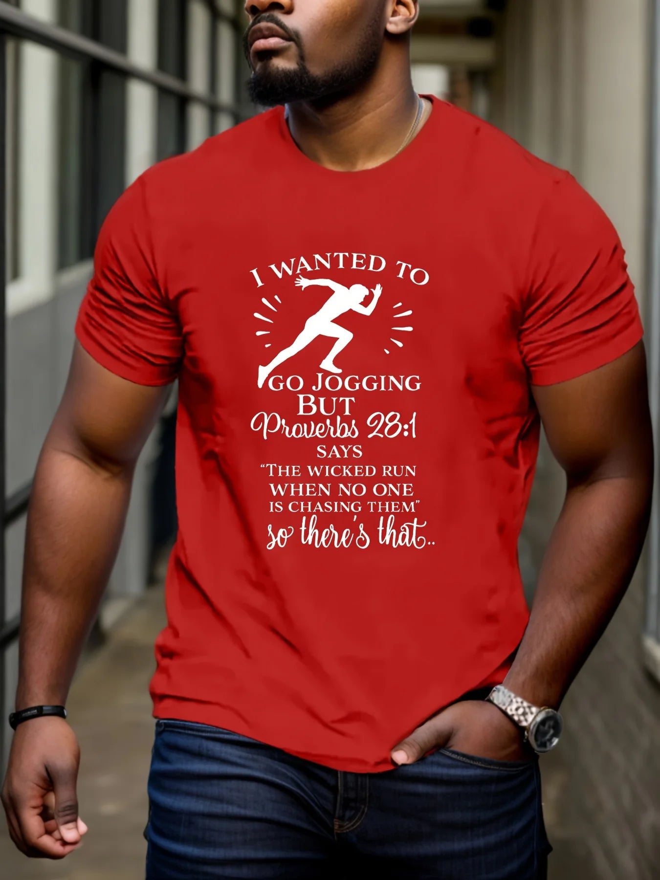 Letter Printed Men's Creative Casual Short Sleeved Crew Neck T-Shirt Summer Outdoor Sports