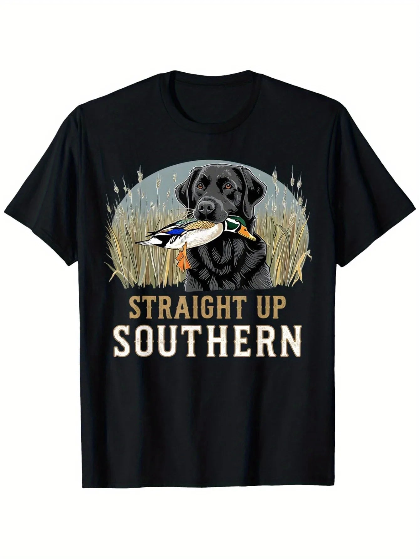 Southern Men's Hunting T-Shirt 100 Percent Cotton Short Sleeve Comfortable Fit Perfect Gift for Boys and Girls