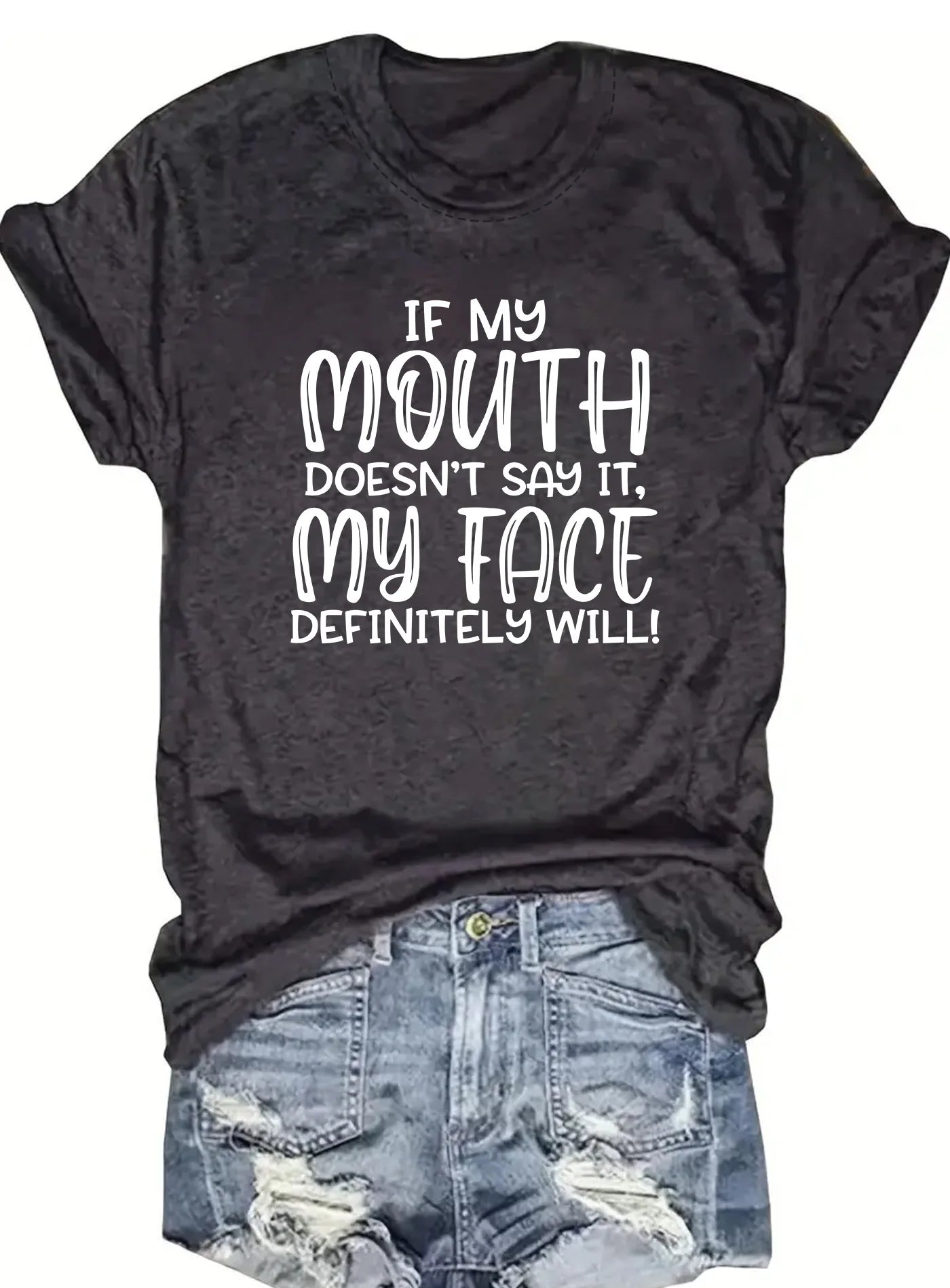Spring and Summer Christmas Printed T-Shirt Casual Short Sleeve Round Neck Women's Fashion Top