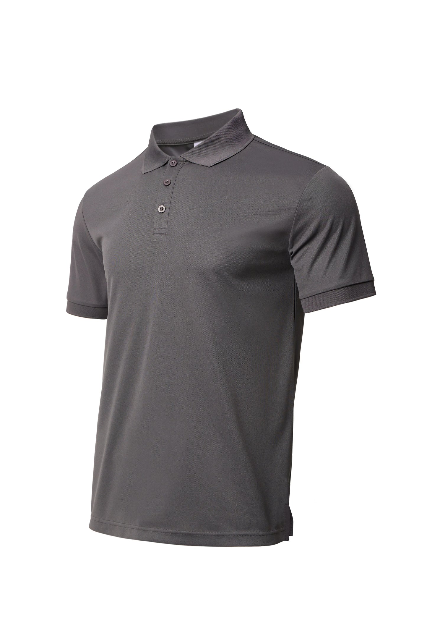 3 Piece Men's Quick Drying Short Sleeved Casual Sports Golf Shirt Moisture Wicking Fitness Top