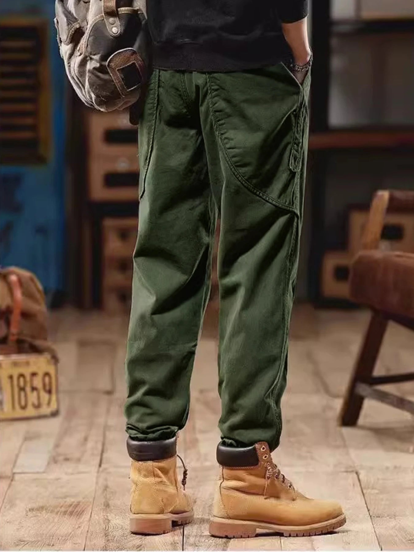Men's High Quality Lightweight Tactical Work Pants Tear Resistant All Season Hiking Pants with Multiple Pockets