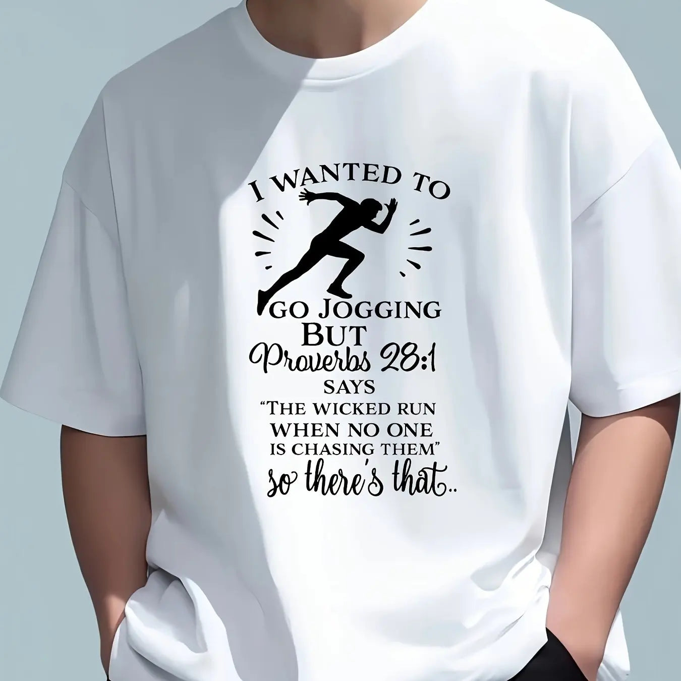 Letter Printed Men's Creative Casual Short Sleeved Crew Neck T-Shirt Summer Outdoor Sports