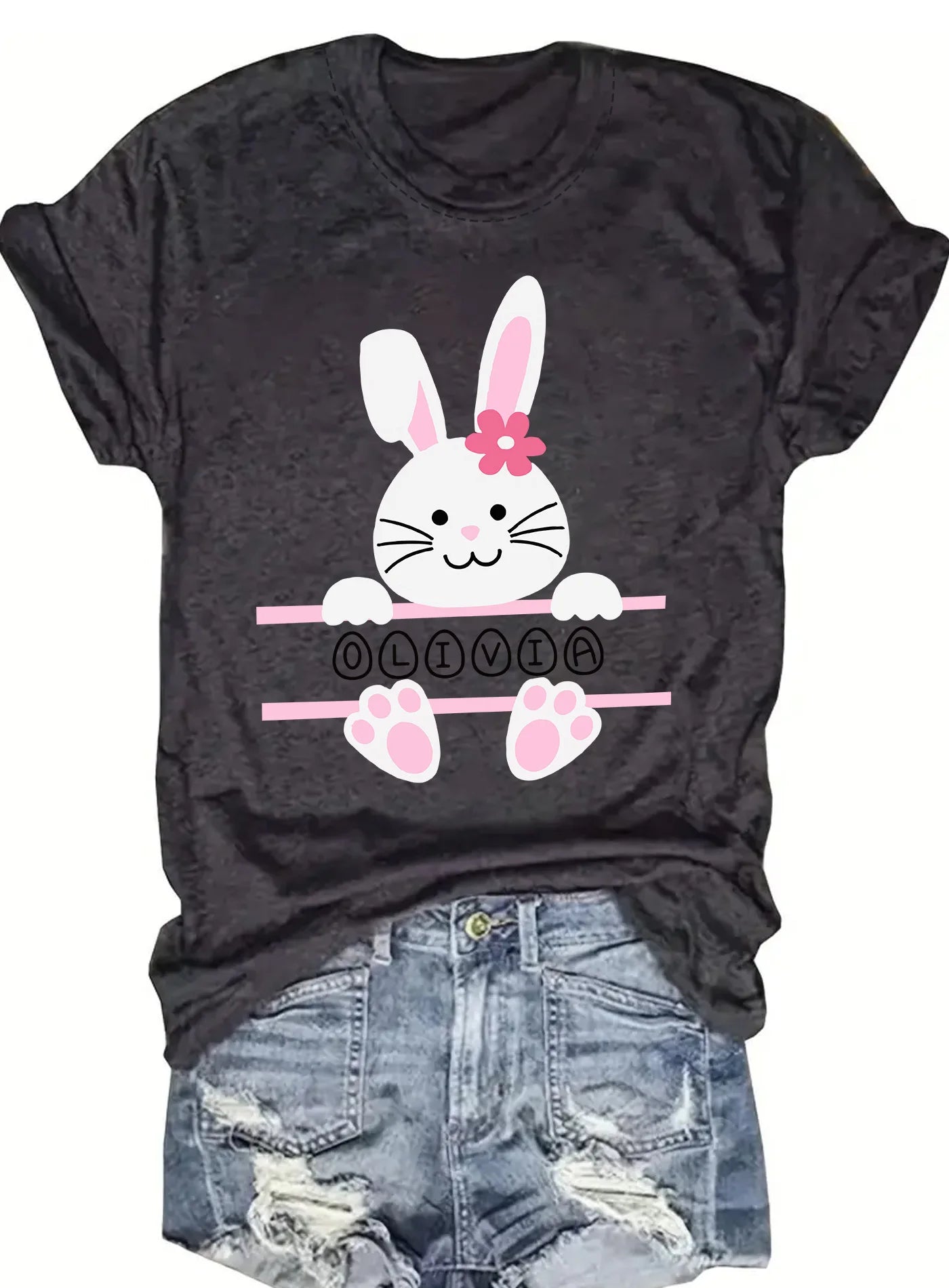 Spring and Summer Christmas Printed T-Shirt Casual Short Sleeve Round Neck Women's Fashion Top