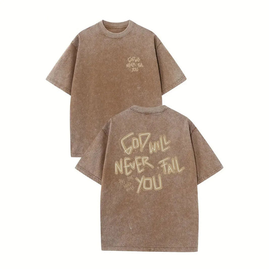 320g Heavy Men's Washed Vintage Oversized T Shirts Street Hip Hop Punk T Shirt Women Harajuku Casual Cotton Short Sleeve Tee Top