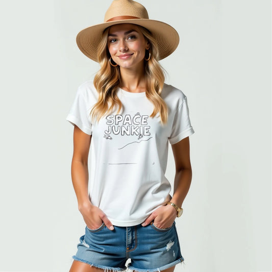 220g Heavy Women's Retro Vintage Oversized T Shirts Street Daily Cute Fashion T Shirt Women Casual Cotton Short Sleeve Tee Top