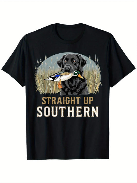 Southern Men's Hunting T-Shirt 100 Percent Cotton Short Sleeve Comfortable Fit Perfect Gift for Boys and Girls